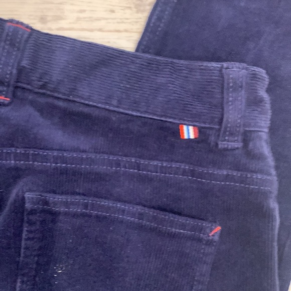 Boden navy, corduroy, slim, straight pant size 11Y - Picture 7 of 8